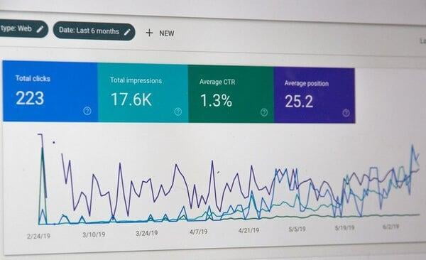 tableau de bord analytics